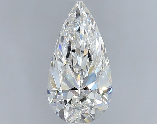 0.9 carat G-VS2 Natūralus Pear Deimantas (1)