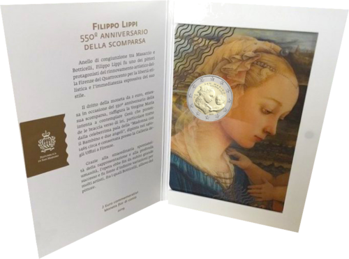 2019 Sanmarīno Filipo Lipi 2 eiro monēta (5)