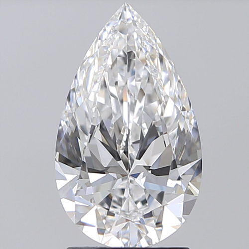 2.03 carat D-VVS2 Natūralus Pear Deimantas (1)