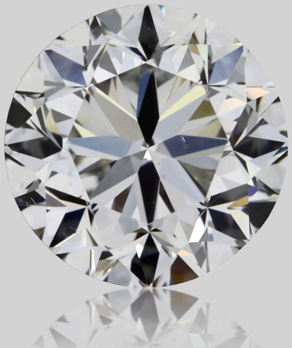 1.0 carat F-SI1 GD cut Natūralus Round Deimantas (1)