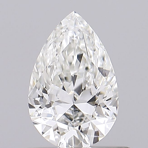 0.49 carat H-VVS1 Natūralus Pear Deimantas (1)