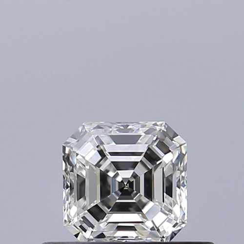 0.37 carat G-VVS1 Natūralus Asscher Deimantas (1)