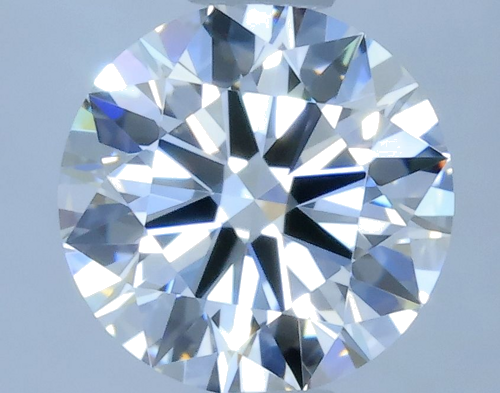 0.63 carat F-VVS1 Excellent cut Natūralus Round Deimantas (1)