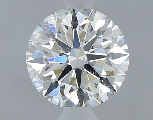 0.55 carat J-SI2 Excellent cut Natūralus Round Deimantas (1)