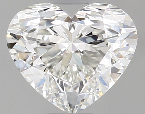 0.72 carat I-VS1 Natūralus Heart Deimantas (1)