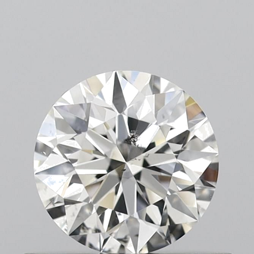 0.52 carat I-SI1 Excellent cut Natūralus Round Deimantas (1)
