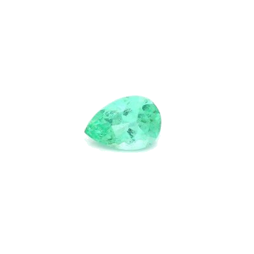 0.55 carat GREEN BRILLIANTFANCY cut Pear Smaragdas (1)