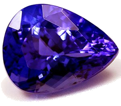 3.23 carat BLUE Pear Tanzanite (1)