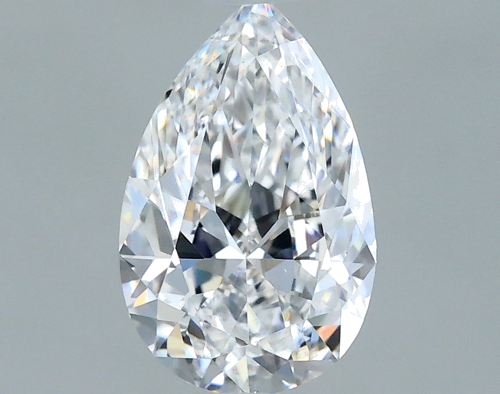0.66 carat D-VS1 Natūralus Pear Deimantas (1)