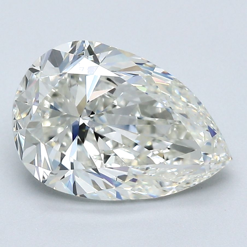 3.0 carat I-VS1 Natūralus Pear Deimantas (1)