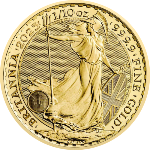 1/10 oz Britānija 2025 Zelta monēta Kārlis III (1)