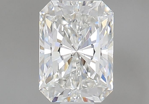 0.5 carat F-SI1 Natūralus Radiant Deimantas (1)