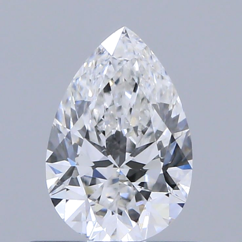 0.51 carat D-VS2 Natūralus Pear Deimantas (1)