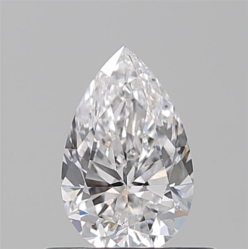 0.5 carat D-SI1 Natūralus Pear Deimantas (1)
