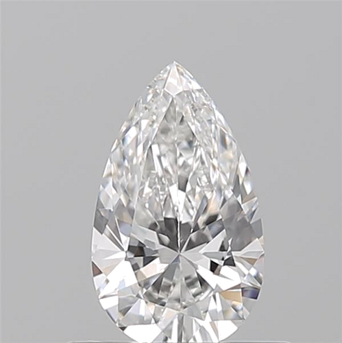 0.5 carat F-VS2 Natūralus Pear Deimantas (1)