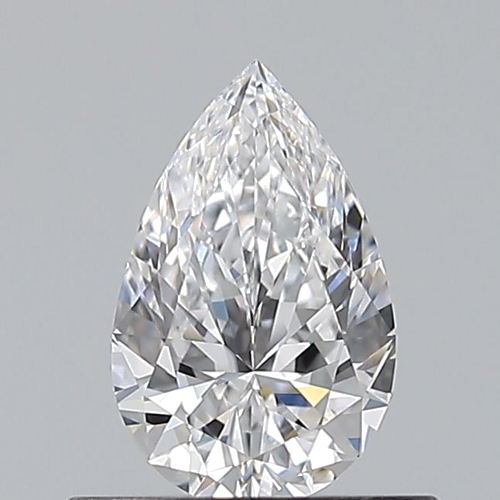 0.51 carat D-IF Natūralus Pear Deimantas (1)