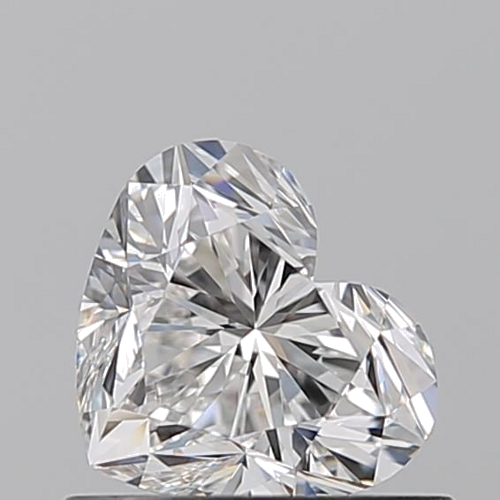 0.6 carat F-VVS2 Natūralus Heart Deimantas (1)