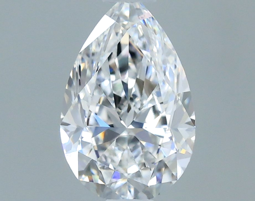 0.5 carat D-VVS1 Natūralus Pear Deimantas (1)