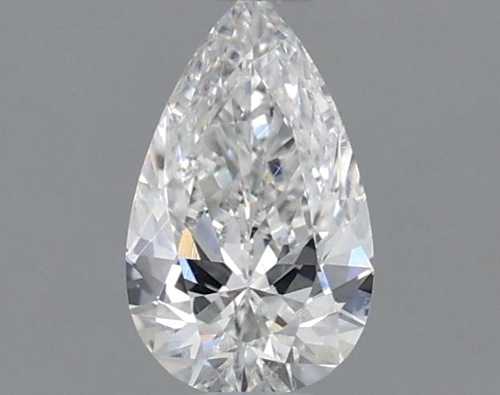 0.52 carat F-SI1 Natūralus Pear Deimantas (1)