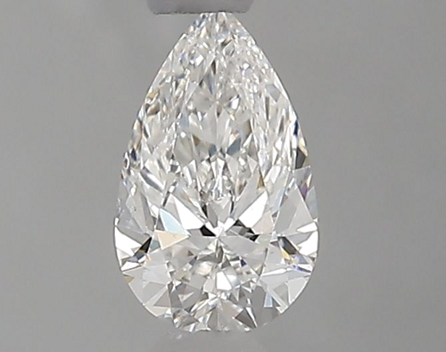 0.5 carat F-SI2 Natūralus Pear Deimantas (1)