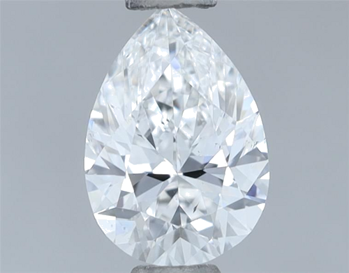 0.45 carat E-SI1 Natūralus Pear Deimantas (1)
