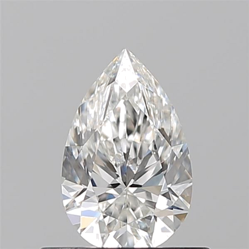 0.5 carat H-VS2 Natūralus Pear Deimantas (1)