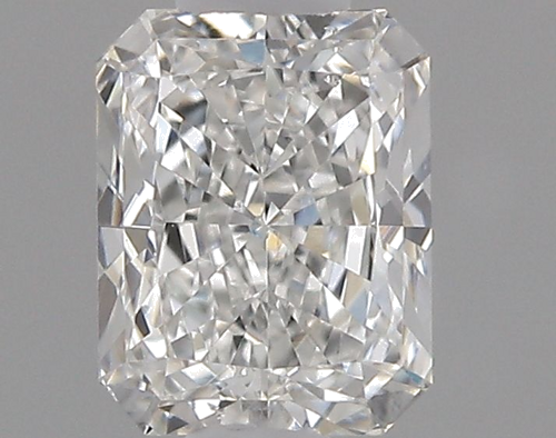 0.5 carat F-SI1 Natūralus Radiant Deimantas (1)