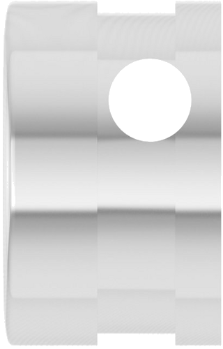 Platinum 7.4 mm Round Bezel-Set Slide Pendant Mounting (3)