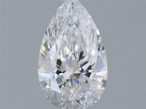0.5 carat D-VS2 Natūralus Pear Deimantas (1)