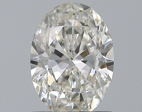 0.8 carat I-SI1 Natūralus Oval Deimantas (1)