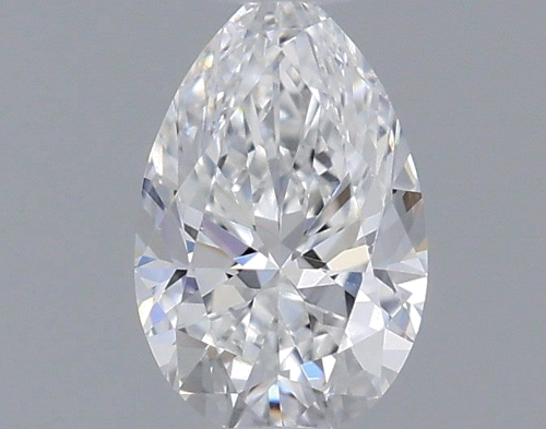0.3 carat D-VS1 Natūralus Pear Deimantas (1)