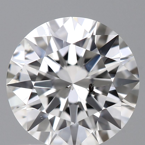 0.63 carat F-SI1 Excellent cut Natūralus Round Deimantas (1)