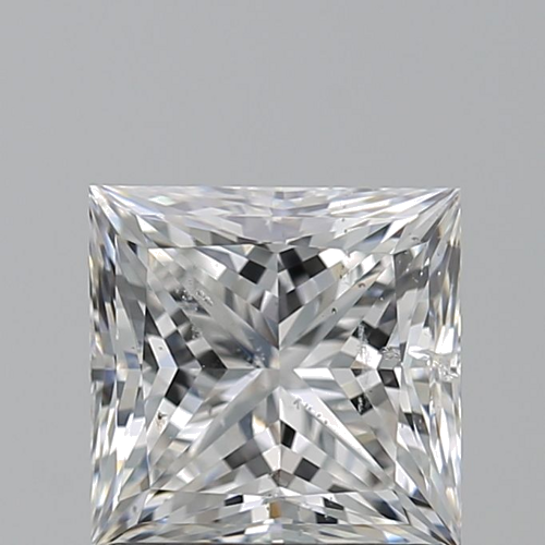 1.7 carat E-SI2 Natūralus Princess Deimantas (1)