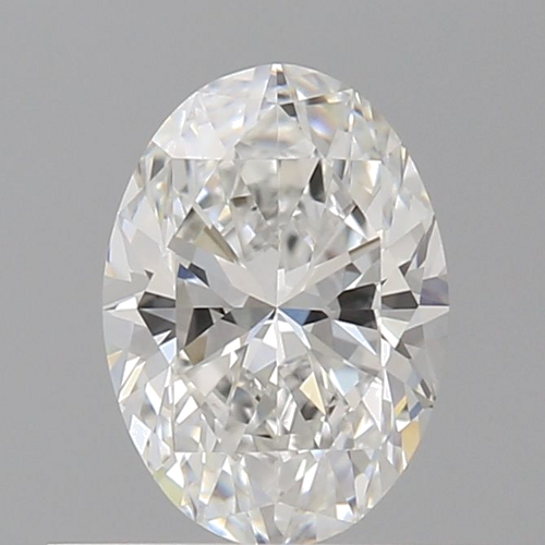 0.5 carat F-VVS2 Natūralus Oval Deimantas (1)
