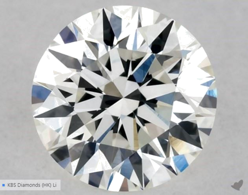 0.4 carat H-VS1 Excellent cut Natūralus Round Deimantas (1)