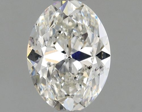 0.9 carat H-SI2 Natūralus Oval Deimantas (1)