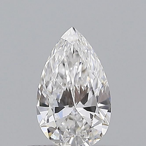 0.5 carat D-VVS1 Natūralus Pear Deimantas (1)