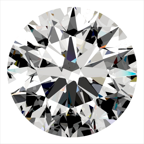 0.3 carat E-SI1 Excellent cut Natūralus Round Deimantas (1)