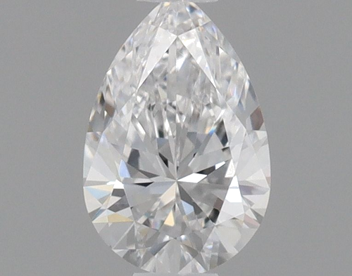 0.3 carat D-VVS2 Natūralus Pear Deimantas (1)