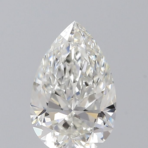0.6 carat G-VS1 Natūralus Pear Deimantas (1)