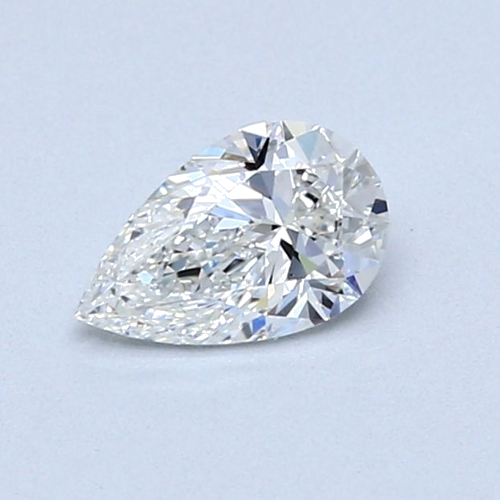 0.51 carat F-VS2 Natūralus Pear Deimantas (1)