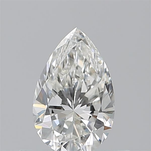 0.5 carat H-VS1 Natūralus Pear Deimantas (1)