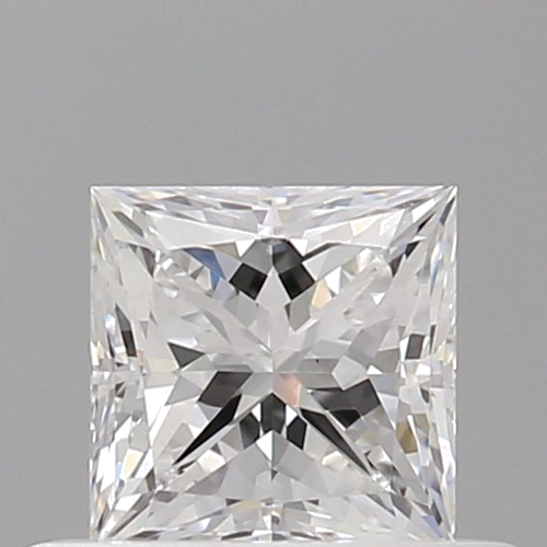 0.5 carat D-VS1 Natūralus Princess Deimantas (1)
