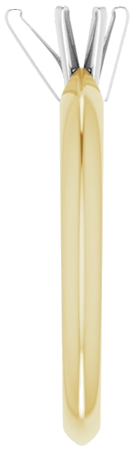 14K Yellow White 5.5x3.5 mm Pear Engagement Ring Mounting (4)