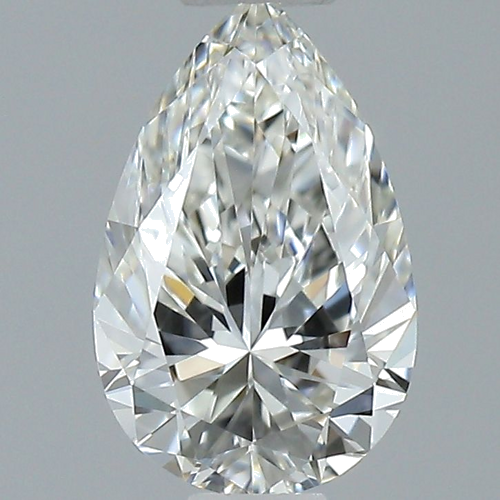 0.55 carat H-VVS1 Natūralus Pear Deimantas (1)