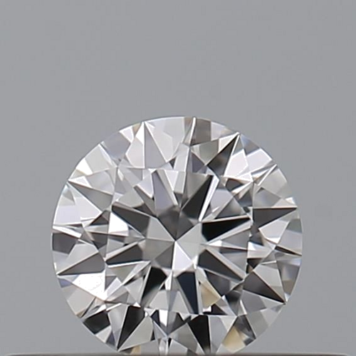 0.23 carat D-VVS1 Excellent cut Natūralus Round Deimantas (1)