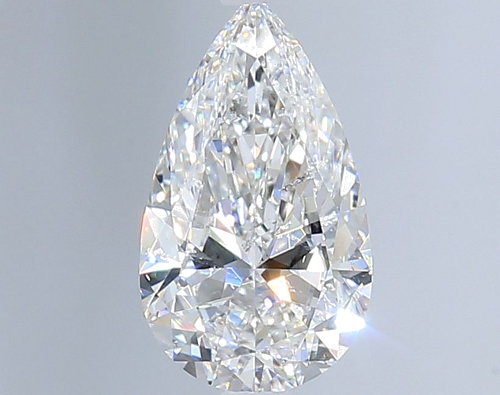 1.0 carat E-SI2 Natūralus Pear Deimantas (1)