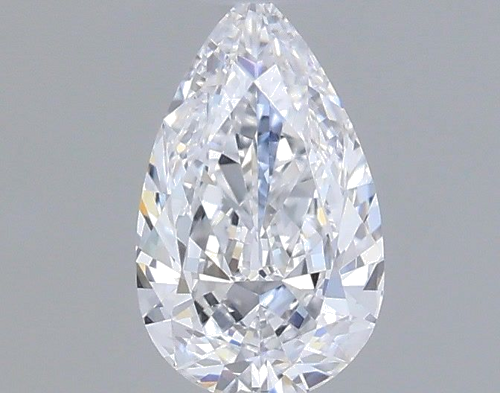 0.3 carat D-VS1 Natūralus Pear Deimantas (1)