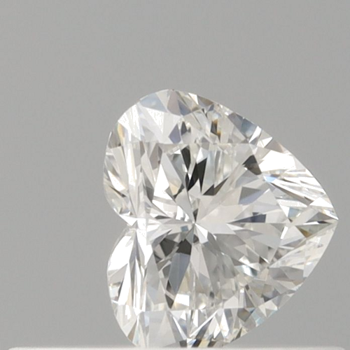 0.3 carat F-VVS2 Natūralus Heart Deimantas (1)