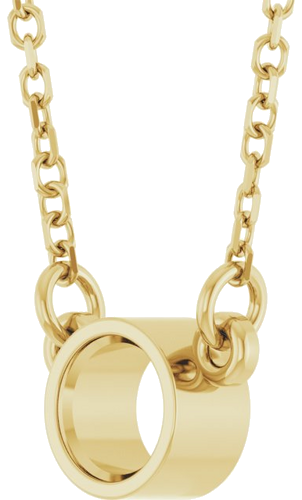 Pakabukas „Bezel-Set Solitaire Birthstone“ 585 Geltonojo Aukso Round 4.1mm (2)